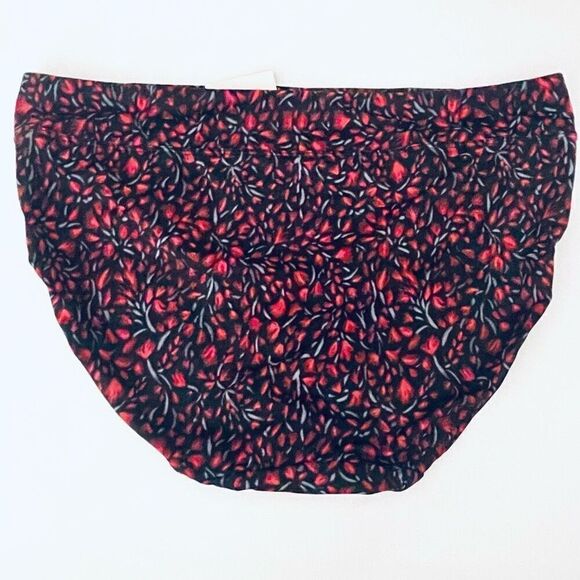 NWT 2 Pack Warners Black Red Print No Pinching No problem Tailored Hi-Cut Panty - Picture 4 of 12